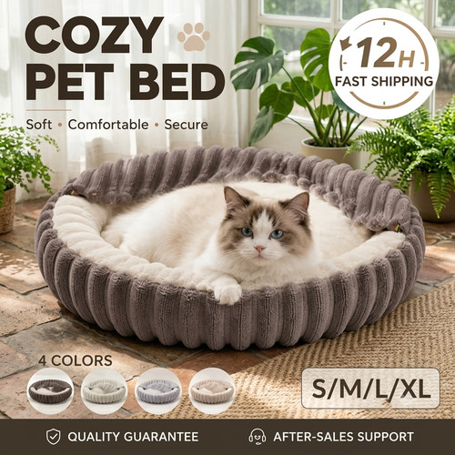 Plush pet bed - pet,