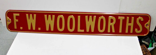 Woolworth company metal - f., w.