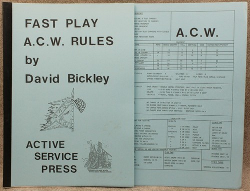 Fast play acw rules david - play,