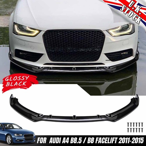 Gloss black car - black, front
