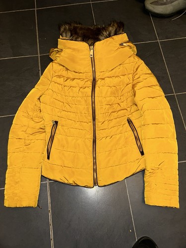 Zara down jacket - zara, mustard