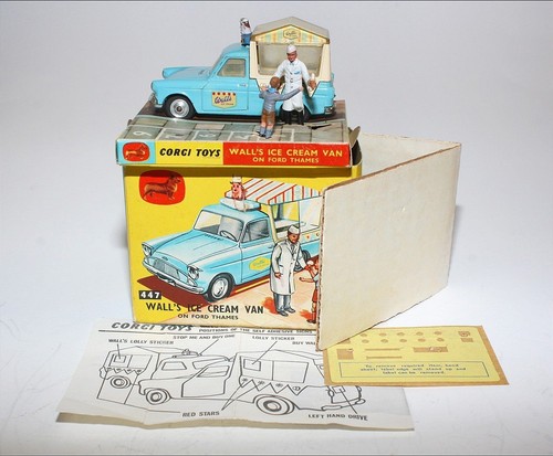 Corgi 447 walls ice cream - walls, van