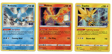 Legendary Birds - Moltres - Zapdos - Articuno -  Holo Rare Pokemon TCG Card Set