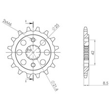 SUNSTAR P520 D17 STEEL R