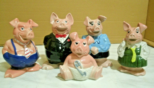 Full set natwest pigs with - natwest,