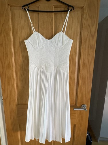 Reiss white dress size - reiss,