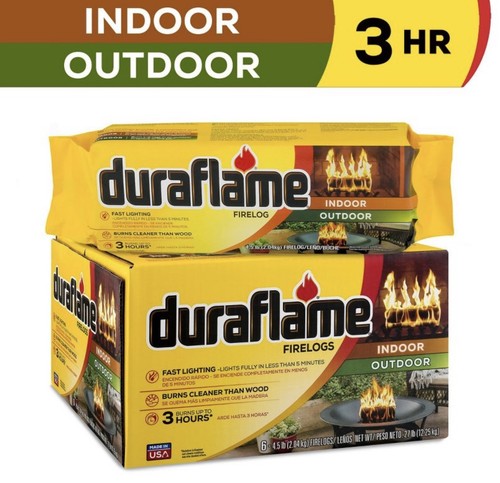 Duraflame 6pk 5lbs firelogs - duraflame,