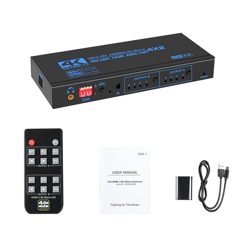 60hz 4x2 hdmi matrix - 60hz,
