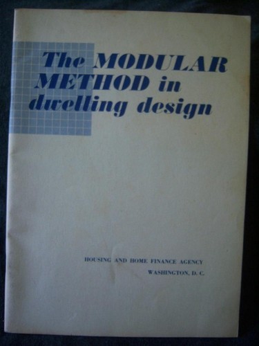 1951 book modular method - book, in
