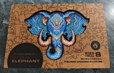 Uni dragon Eternal  Elephant Figured Wooden Jigsaw Puzzle 102 Pieces