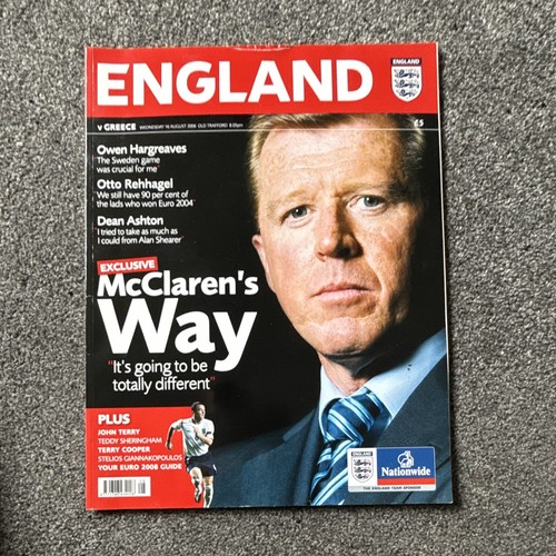 England greece programme 2 - +,