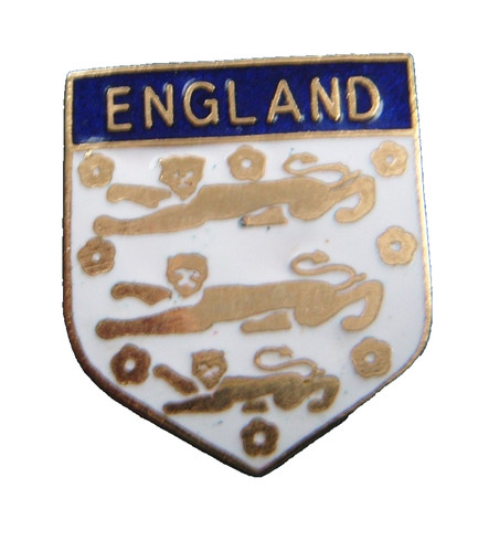 Vintage england pin badge - england,
