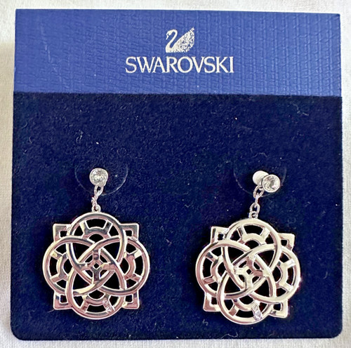Swarovski celtic knot earrings - swarovski,