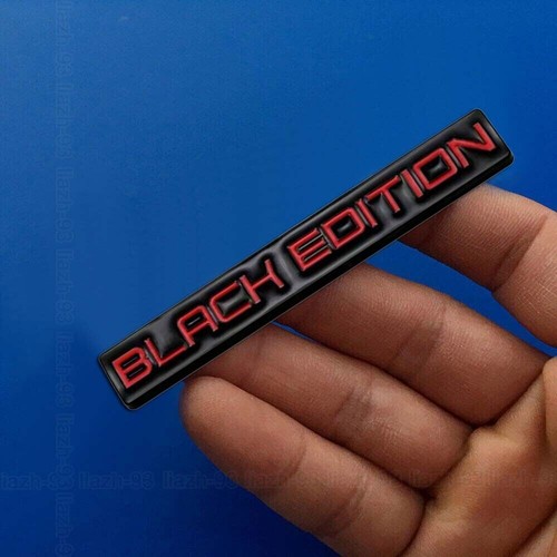 Black edition emblem badge - 1x,