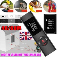 Handheld Mini 40M Digital Laser Point Distance Meter Measure Tape Range Finder