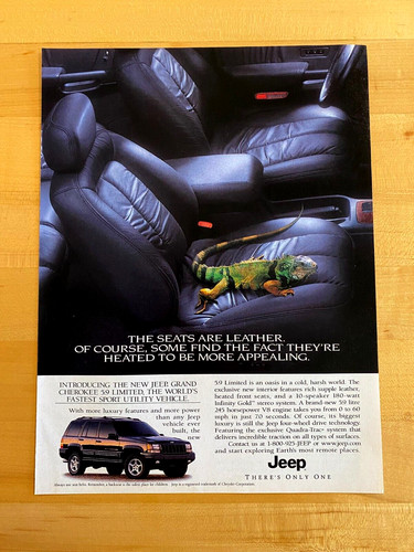 1997 vintage print jeep - 1997,