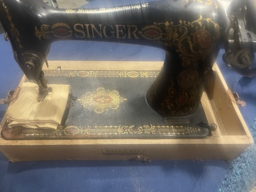 Vtg antique singer treadle - antique,