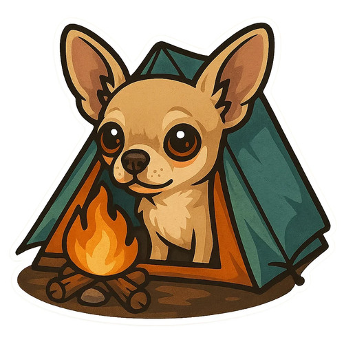 Funny chihuahua cartoon car - funny,