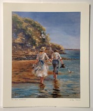 The First Rendezvous by Judy Talacko oil on canvas reproduction print on paper