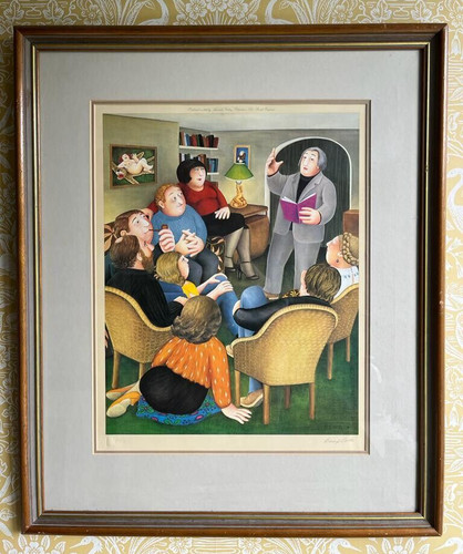 Beryl cook signed framed - beryl,