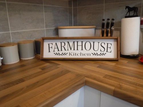 Farmhouse kitchen framed - kitchen',