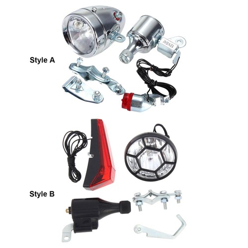 Dynamo bicycle light - dynamo, set