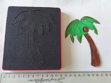 Sizzix Originals Tropical Palm Tree W/Coconut ~ Craft Die ~ Fabric & Felt