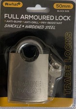 Armoured Padlock 50mm Anti