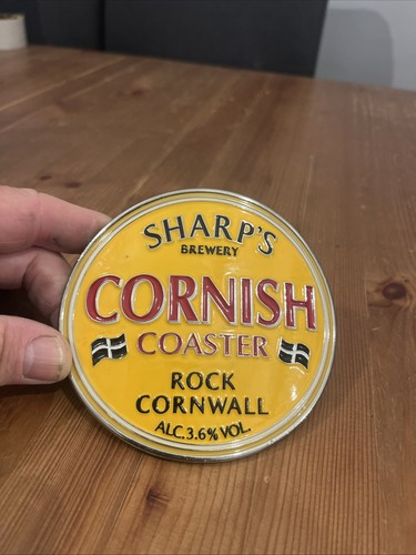 Vintage metal cornish coaster - vintage,