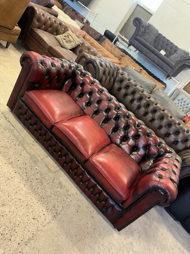 Chesterfield oxblood real - chesterfield,
