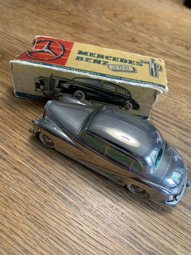 Vintage mercedes toy car - vintage,
