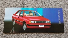 HYUNDAI PONY SALES BROCHURE 1986 1987