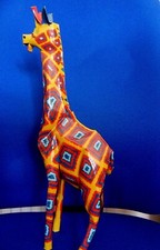 Giraffe painted metallic