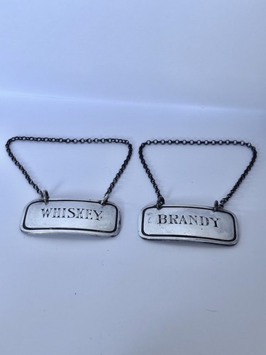 Matching pair antique silver - pair,