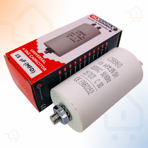 15uf capacitor cbb60 start - start, run