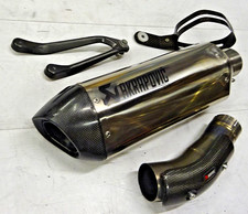 BMW S1000RR AKRAPOVIC 65mm EXHAUST + AKRAPOVIC LINK PIPE + AKRA HANGER 2015-2016