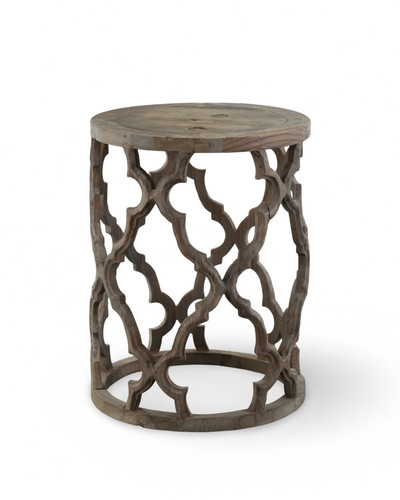 Fretwork side bedside table - bedside,