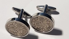 1956 Sixpence Coin Cufflinks