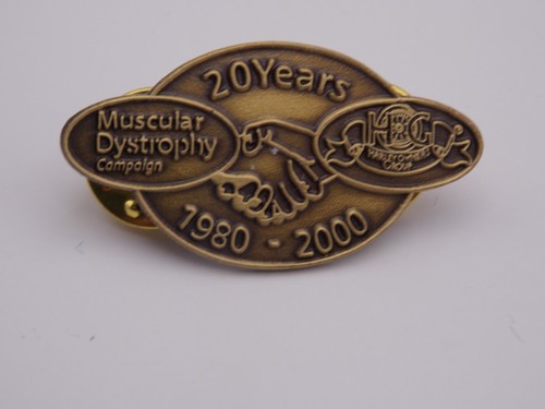 Muscular dystrophy pin badge - muscular,