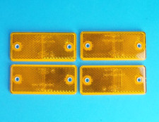 4 x AMBER Side Reflectors 90mm