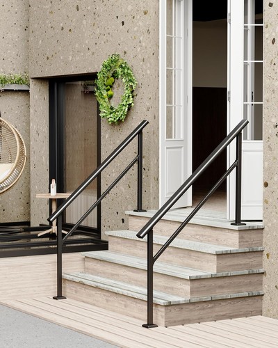 Step hand rails outdoor - rails,