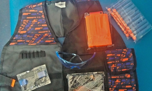 Nerf set kids tactical vest - tactical,