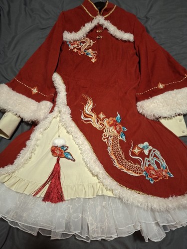 Chinese style long cloak - long,