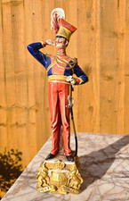 Capodimonte Porcelain Figure of a Military Soldier by Bruno Merli Italian 1of5