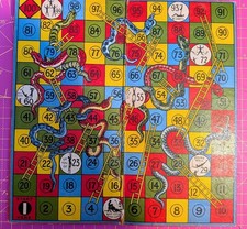 Snakes & Ladders vintage game