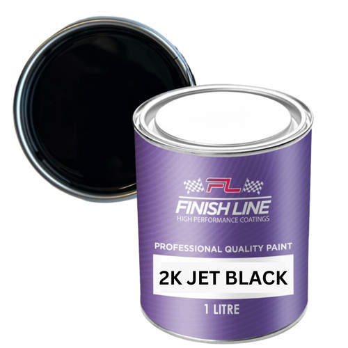 Jet black paint gloss - jet,