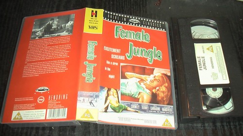 Female jungle vhs video tape - vhs,