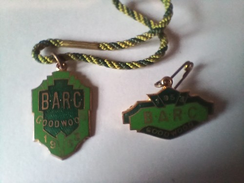 Barc goodwood badges - barc.,