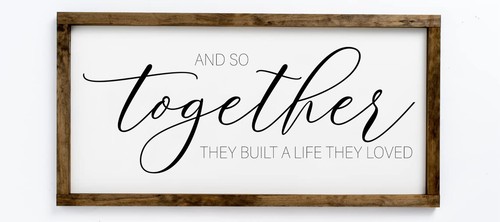 And together they - so,