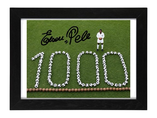 Pele signed autograph photo - pele,